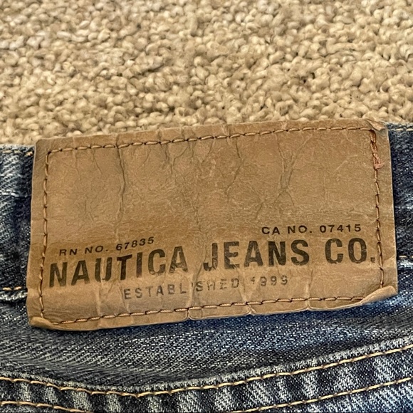 Nautica Jeans Co Straight Fit Blue Jeans 36x32 - Picture 3 of 7